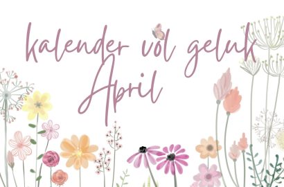 Kalender vol geluk voor april 2024