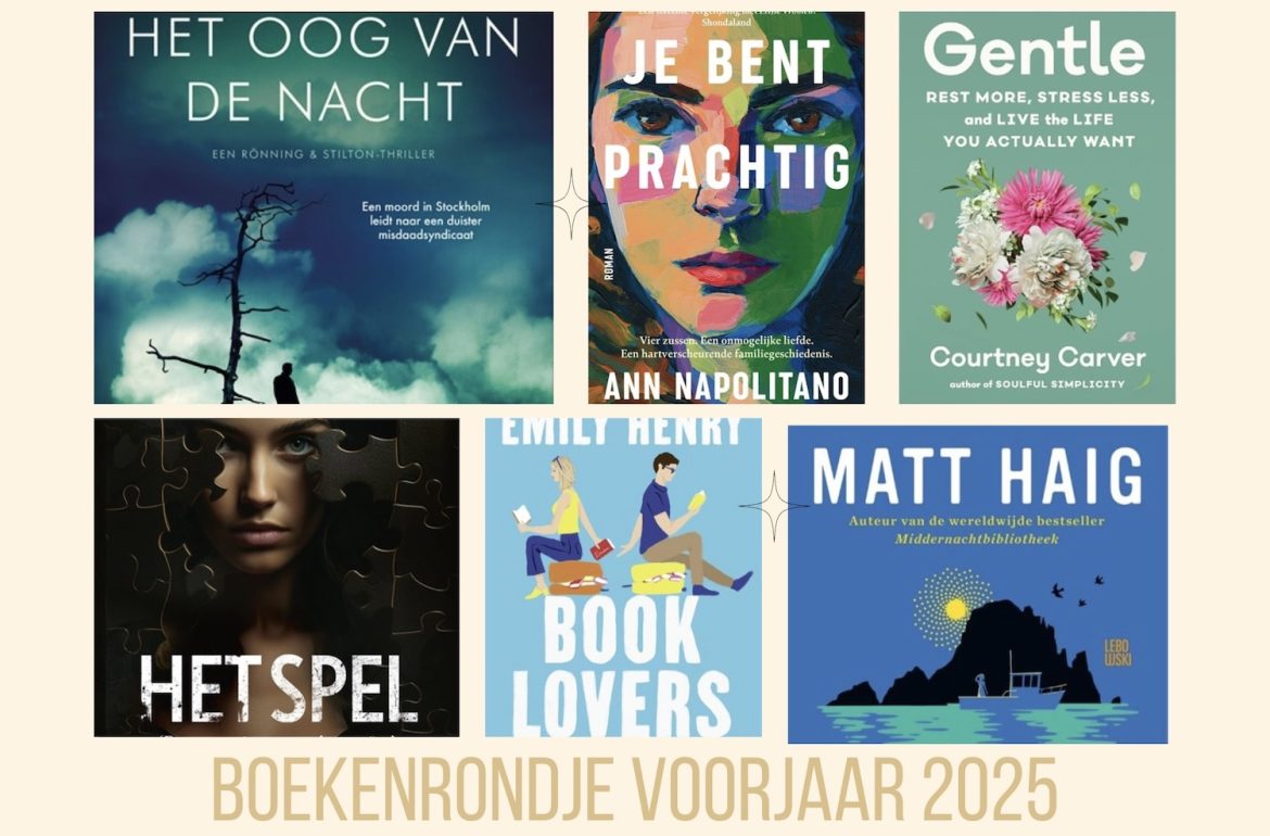 verzameling boekcovers o.a. Book Lovers van Emily Henry, het Spel van J.D. Barker en meer