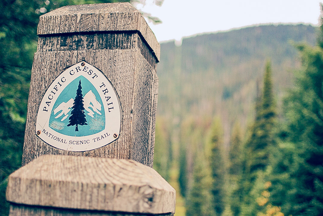 pacific crest trail sign