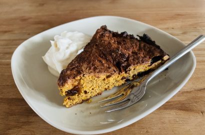 pompoencake met gemberroom Jannekes wereld