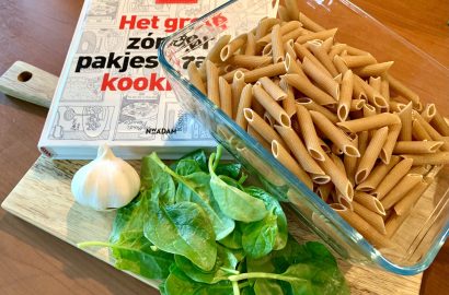 spinaziepasta uit de oven