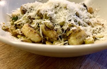 bord met gnocchi, recept uit kookboek Solo Food