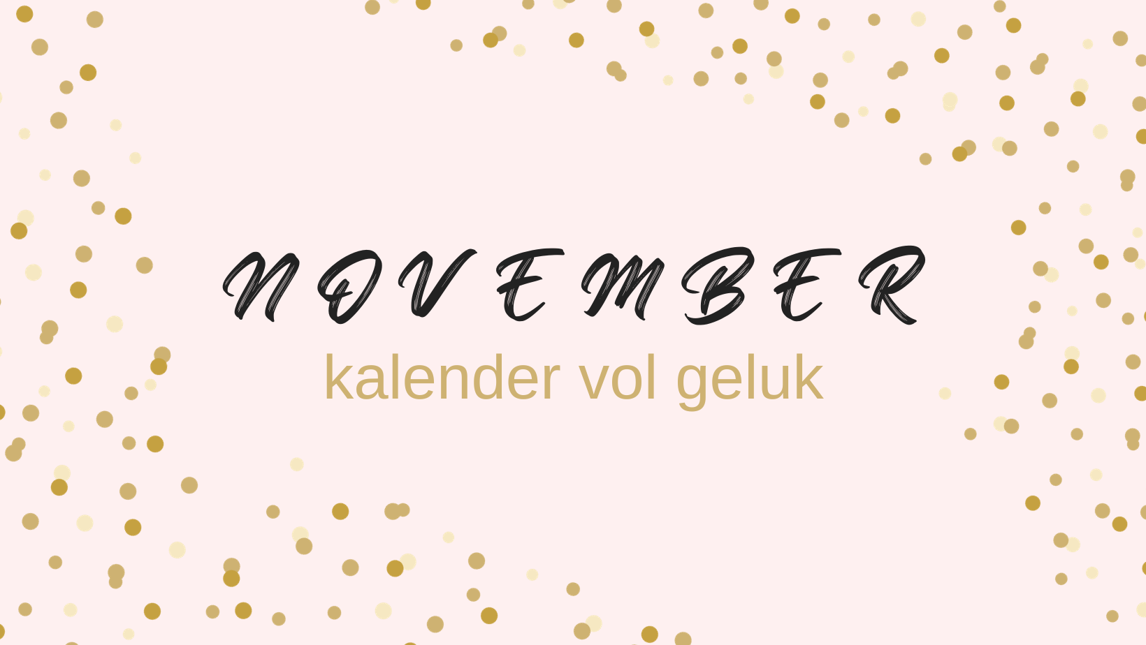november kalender vol geluk blog
