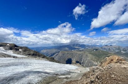 Gletsjer La Meije Franse Alpen: foto copyright Janneke, jannekeswereld.nl
