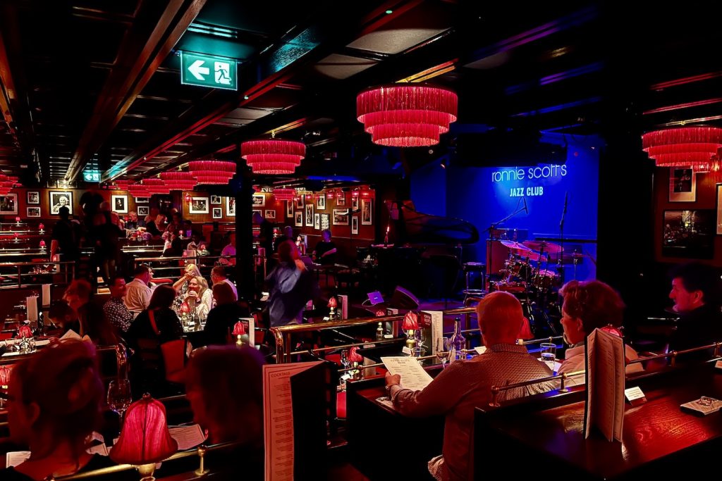 Ronnie Scott's Jazzclub interieur Londen